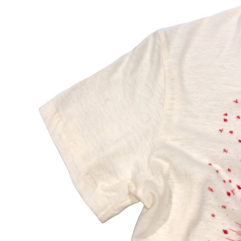 クリスチャン・ディオール Christian Dior Tシャツ 113T03B4472 クリーム コットン レディース 半袖シャツ