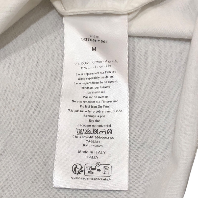 クリスチャン・ディオール Christian Dior ロゴプリントTシャツ 343T06PC504 コットン レディース 半袖Ｔシャツ