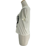 グッチ GUCCI ×Disney ロゴプリントTシャツ 644674 ホワイト コットン レディース 半袖Ｔシャツ