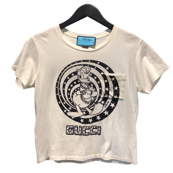 グッチ GUCCI Disney ロゴプリントTシャツ 644674 コットン レディース 半袖Ｔシャツ