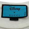 グッチ GUCCI ×Disney ロゴプリントTシャツ 644674 ホワイト コットン レディース 半袖Ｔシャツ
