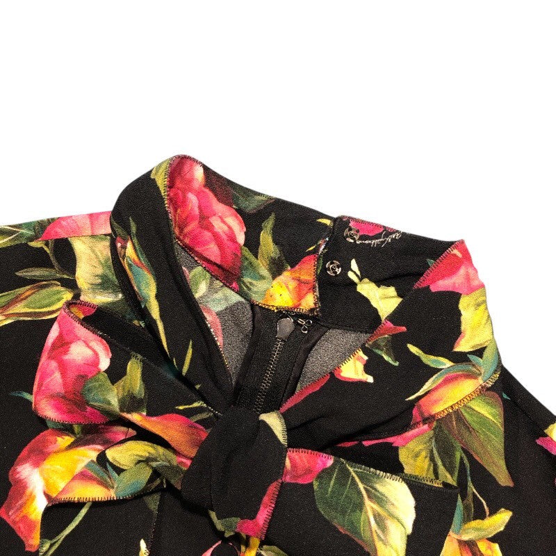 ドルチェ＆ガッバーナ Dolce & Gabbana フローラル総柄ブラウス F7ZW5T マルチカラー レーヨン レディース ブラウス