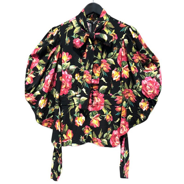ドルチェ＆ガッバーナ Dolce & Gabbana フローラル総柄ブラウス F7ZW5T マルチカラー レーヨン レディース ブラウス