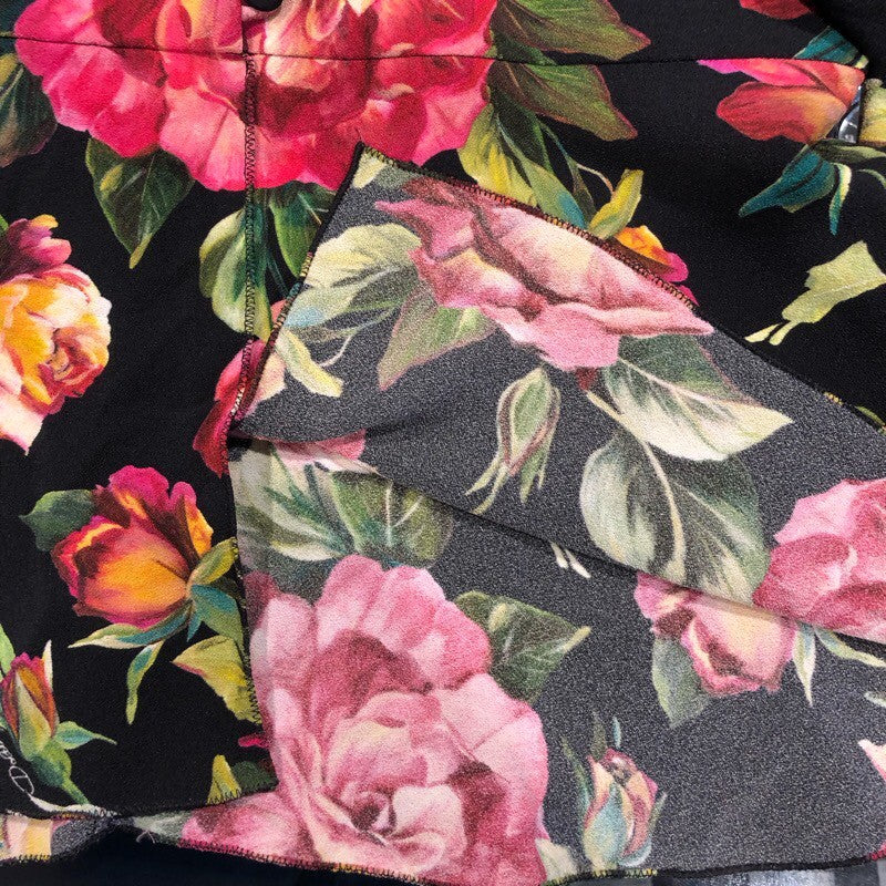 ドルチェ＆ガッバーナ Dolce & Gabbana フローラル総柄ブラウス F7ZW5T マルチカラー レーヨン レディース ブラウス
