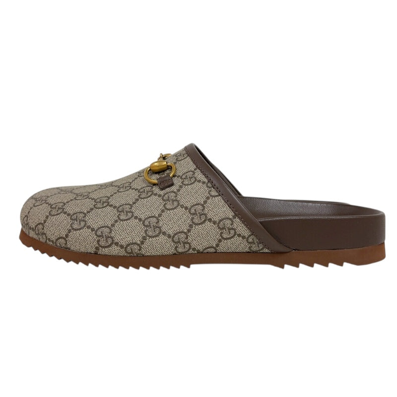 グッチ GUCCI GG総柄ホースビットミュール 749908 ブラウン