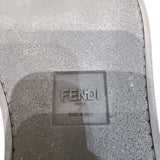 フェンディ FENDI FFロゴカットスニーカー 7E1202 ブラック/ブラウン/イエロー コットン メンズ スニーカー