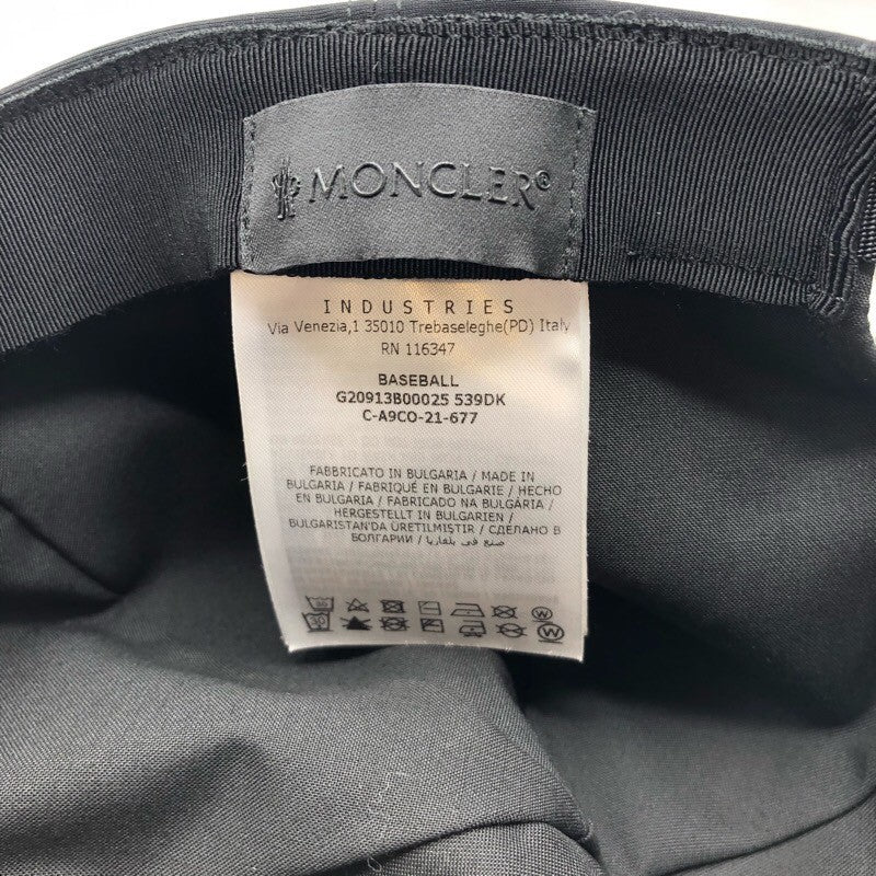 モンクレール MONCLER ロゴプリントベースボールキャップ 3B000 ナイロン メンズ その他ファッション雑貨