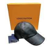 ルイ・ヴィトン LOUIS VUITTON モノグラムシャドウレザーキャップ M76581 ブラック レザー メンズ その他ファッション雑貨