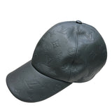 ルイ・ヴィトン LOUIS VUITTON モノグラムシャドウレザーキャップ M76581 ブラック レザー メンズ その他ファッション雑貨