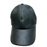 ルイ・ヴィトン LOUIS VUITTON モノグラムシャドウレザーキャップ M76581 ブラック レザー メンズ その他ファッション雑貨