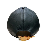 ルイ・ヴィトン LOUIS VUITTON モノグラムシャドウレザーキャップ M76581 ブラック レザー メンズ その他ファッション雑貨