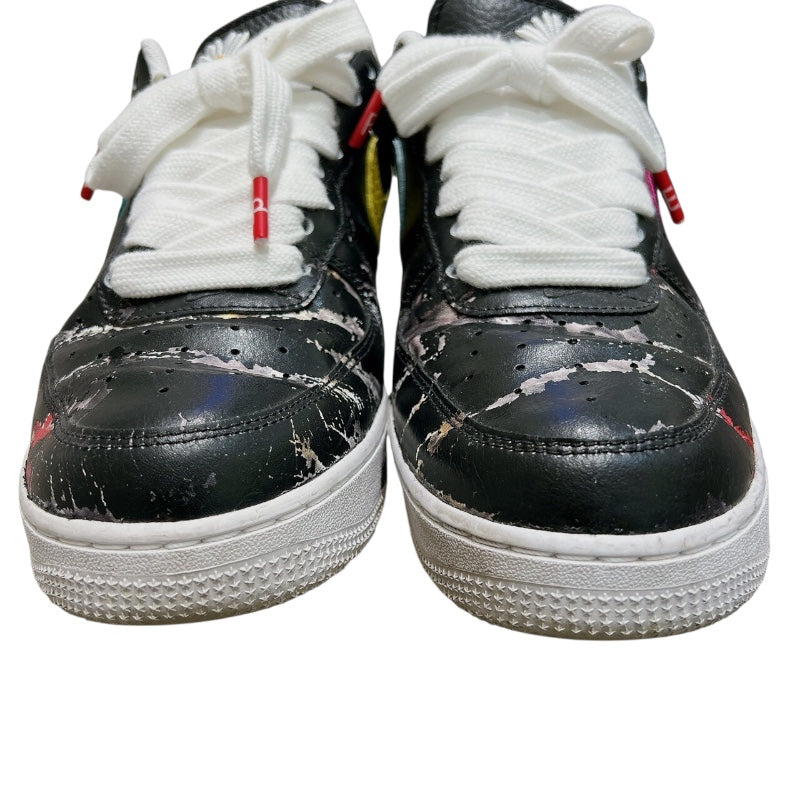 ナイキ NIKE × PEACEMINUSONE エアフォース1 PARANOISE AQ3692-004 ブラック レザー メンズ スニーカー