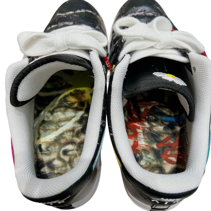 ナイキ NIKE × PEACEMINUSONE エアフォース1 PARANOISE AQ3692-004 ブラック レザー メンズ スニーカー