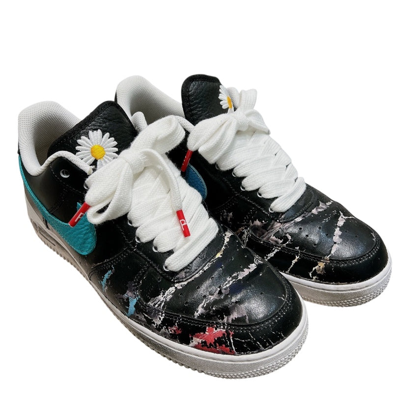ナイキ NIKE × PEACEMINUSONE エアフォース1 PARANOISE AQ3692-004 ブラック レザー メンズ スニーカー