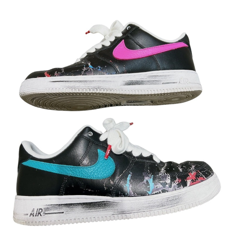 ナイキ NIKE × PEACEMINUSONE エアフォース1 PARANOISE AQ3692-004 ブラック レザー メンズ スニーカー