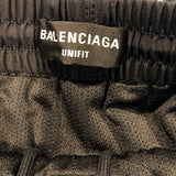 バレンシアガ BALENCIAGA 3Bナイロントラックパンツ 704715 ブラック ナイロン メンズ パンツ