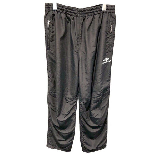 バレンシアガ BALENCIAGA 3Bナイロントラックパンツ 704715 ブラック ナイロン メンズ パンツ