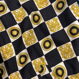 ヴェルサーチ VERSACE 総柄シルクシャツ シルク メンズ 長袖シャツ