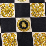 ヴェルサーチ VERSACE 総柄シルクシャツ シルク メンズ 長袖シャツ