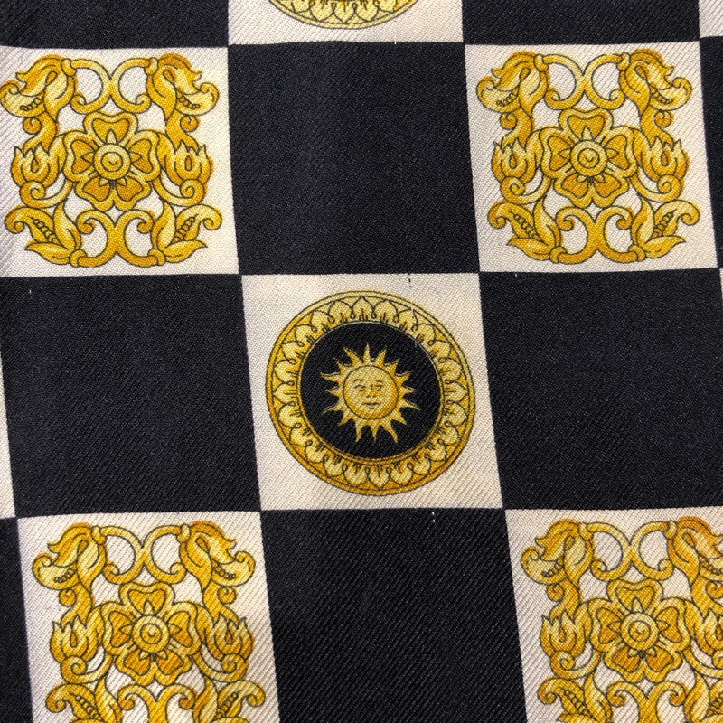 ヴェルサーチ VERSACE 総柄シルクシャツ シルク メンズ 長袖シャツ