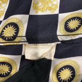 ヴェルサーチ VERSACE 総柄シルクシャツ シルク メンズ 長袖シャツ