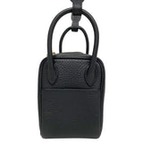 エルメス HERMES リンディミニ K刻 ブラック ゴールド金具 トリヨン レディース ショルダーバッグ