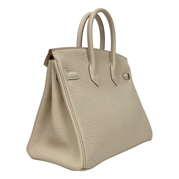 エルメス HERMES バーキン25 B刻 クレ PG金具 トゴ レディース ハンドバッグ