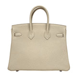 エルメス HERMES バーキン25 B刻 クレ PG金具 トゴ レディース ハンドバッグ