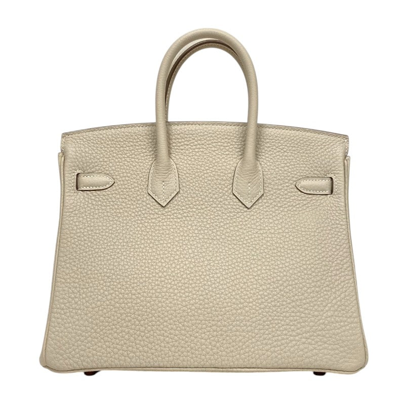 エルメス HERMES バーキン25 B刻 クレ PG金具 トゴ レディース ハンドバッグ