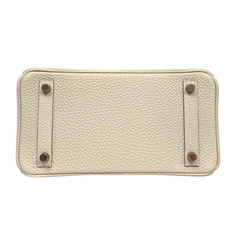 エルメス HERMES バーキン25 B刻 クレ PG金具 トゴ レディース ハンドバッグ