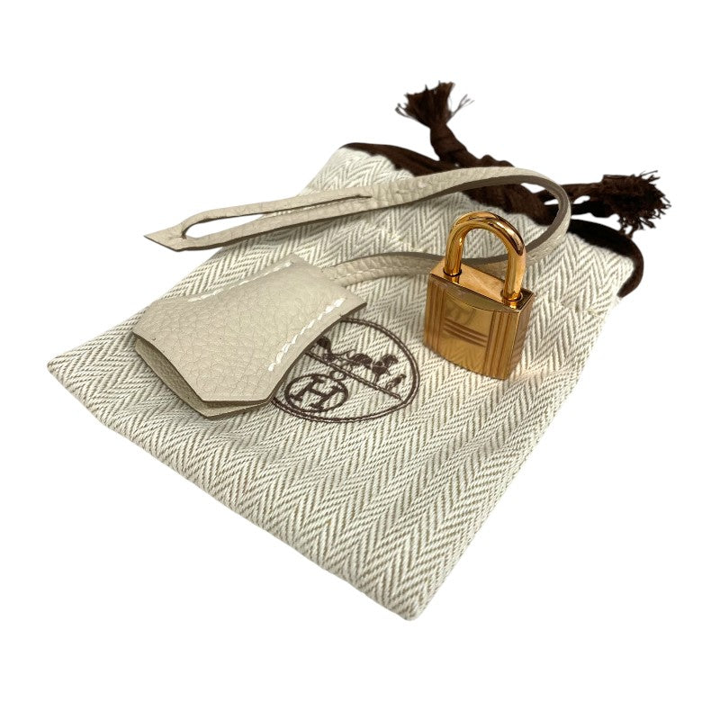 エルメス HERMES バーキン25 B刻 クレ PG金具 トゴ レディース ハンドバッグ