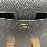 エルメス HERMES コンスタンスミニ K刻 ブラック ピンクゴールド金具 エプソン レディース ショルダーバッグ