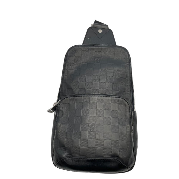 ルイ・ヴィトン LOUIS VUITTON アヴェニュー スリングバッグ N41720 ブラック ダミエ・アンフィニ メンズ ボディバッグ