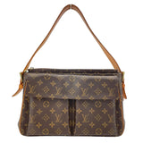 ルイ・ヴィトン LOUIS VUITTON ヴィバ・シテGM M51163 ブラウン モノグラムキャンバス レディース ショルダーバッグ