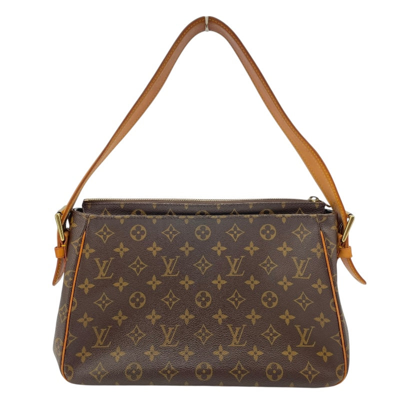 ルイ・ヴィトン LOUIS VUITTON ヴィバ・シテGM M51163 ブラウン モノグラムキャンバス レディース ショルダーバッグ