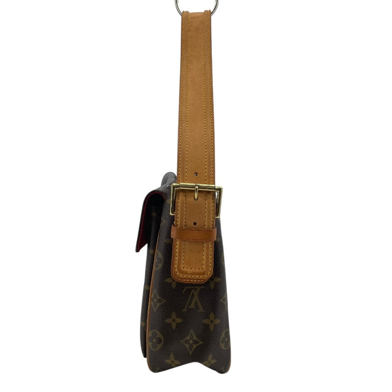 ルイ・ヴィトン LOUIS VUITTON ヴィバ・シテGM M51163 ブラウン モノグラムキャンバス レディース ショルダーバッグ