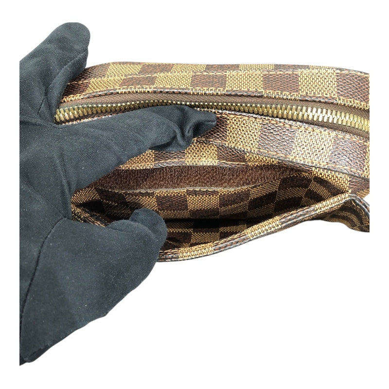 ルイ・ヴィトン LOUIS VUITTON ジェロニモス N51994 ブラウン ダミエ・エベヌ ユニセックス ウエストバッグ