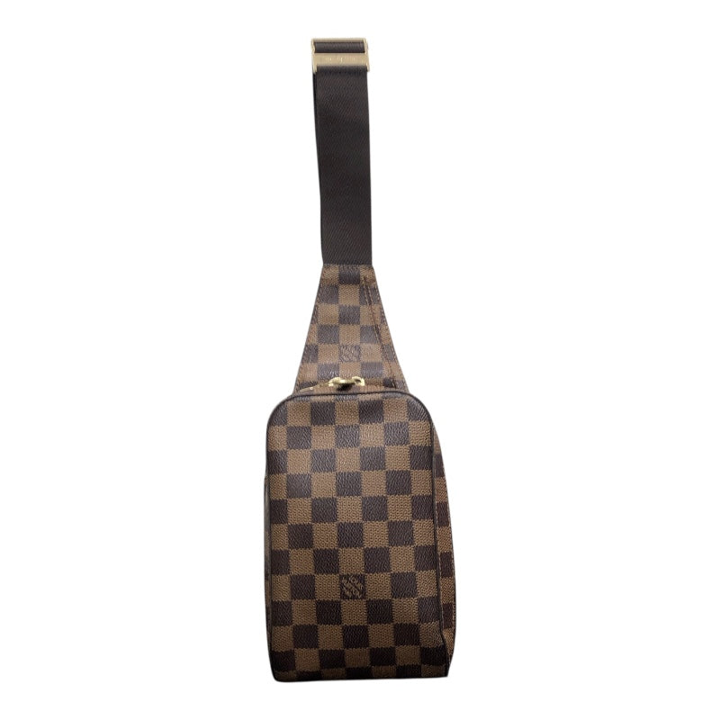 ルイ・ヴィトン LOUIS VUITTON ジェロニモス N51994 ブラウン ダミエ・エベヌ ユニセックス ウエストバッグ