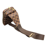 ルイ・ヴィトン LOUIS VUITTON ジェロニモス N51994 ブラウン ダミエ・エベヌ ユニセックス ウエストバッグ