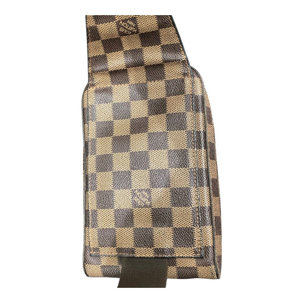 ルイ・ヴィトン LOUIS VUITTON ジェロニモス N51994 ブラウン ダミエ・エベヌ ユニセックス ウエストバッグ