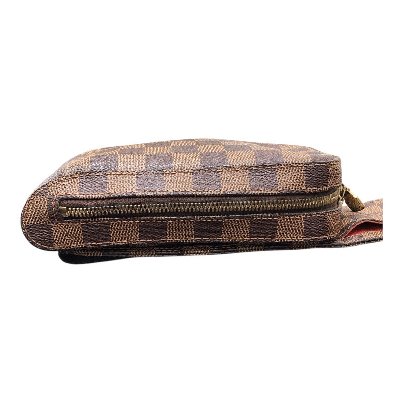 ルイ・ヴィトン LOUIS VUITTON ジェロニモス N51994 ブラウン ダミエ・エベヌ ユニセックス ウエストバッグ