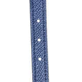 エルメス HERMES アンクルレザーキット13ベルト85cm W刻 ヴェールヴェロネーズ・ブルーサフィール レディース ベルト