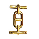 エルメス HERMES アンクルレザーキット13ベルト85cm W刻 ヴェールヴェロネーズ・ブルーサフィール レディース ベルト