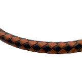 エルメス HERMES ジャンボチョーカー/ブレスレット ブラウン　シルバー金具 レザー・メタル ユニセックス ブレスレット
