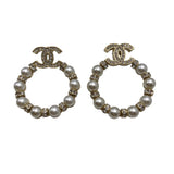 シャネル CHANEL ココマーク　サークルピアス メタル・ストラス・パール アクセサリー