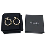 シャネル CHANEL ココマーク　サークルピアス メタル・ストラス・パール アクセサリー