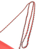 シャネル CHANEL ココマーク ハーフムーン チェーンウォレット A40033 レッドオレンジ キャビア レディース ショルダーバッグ