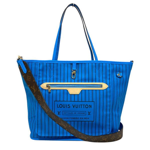 ルイ・ヴィトン LOUIS VUITTON ネヴァーフル・インサイドアウトMM M13753 ガストンブルー レディース トートバッグ