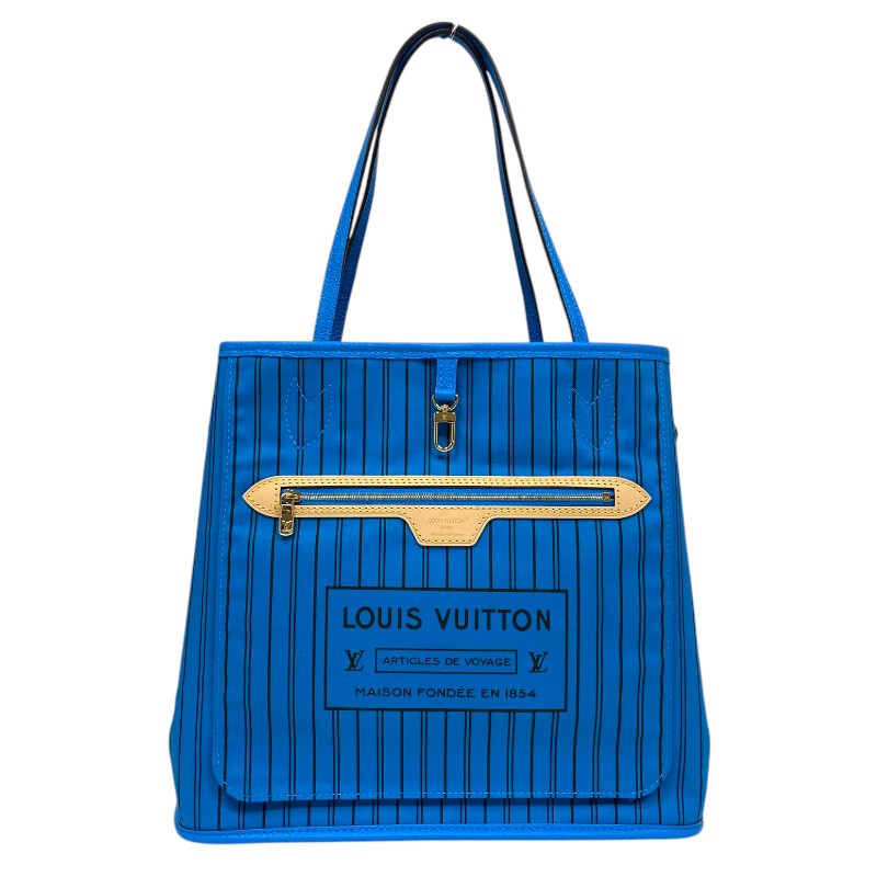 ルイ・ヴィトン LOUIS VUITTON ネヴァーフル・インサイドアウトMM M13753 ガストンブルー レディース トートバッグ