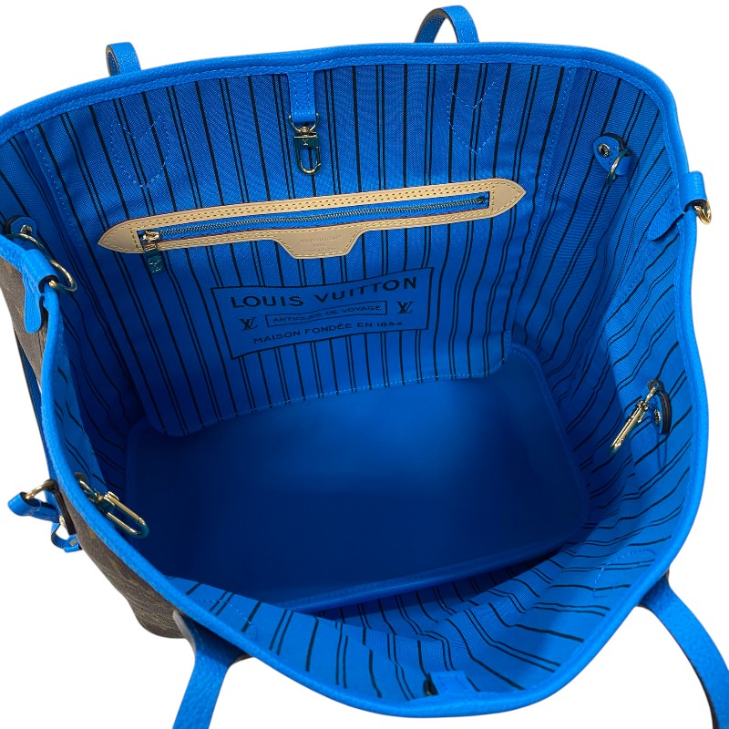 ルイ・ヴィトン LOUIS VUITTON ネヴァーフル・インサイドアウトMM M13753 ガストンブルー レディース トートバッグ